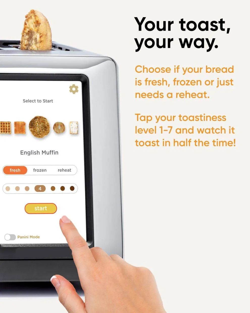 GoldenSlice - Touchscreen Toaster